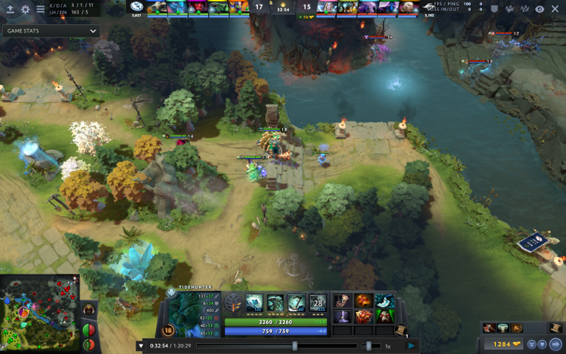 EG waiting on high ground